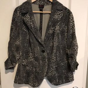 Animal print jacket